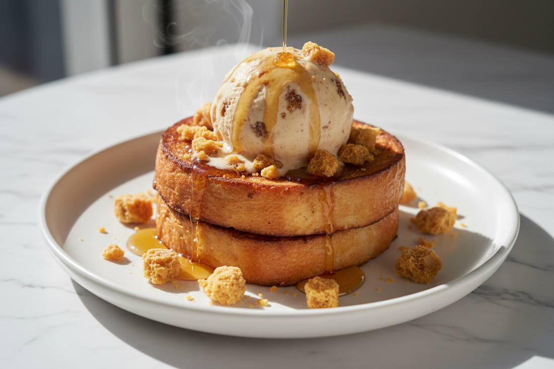 Hokey Pokey Bagel French Toast