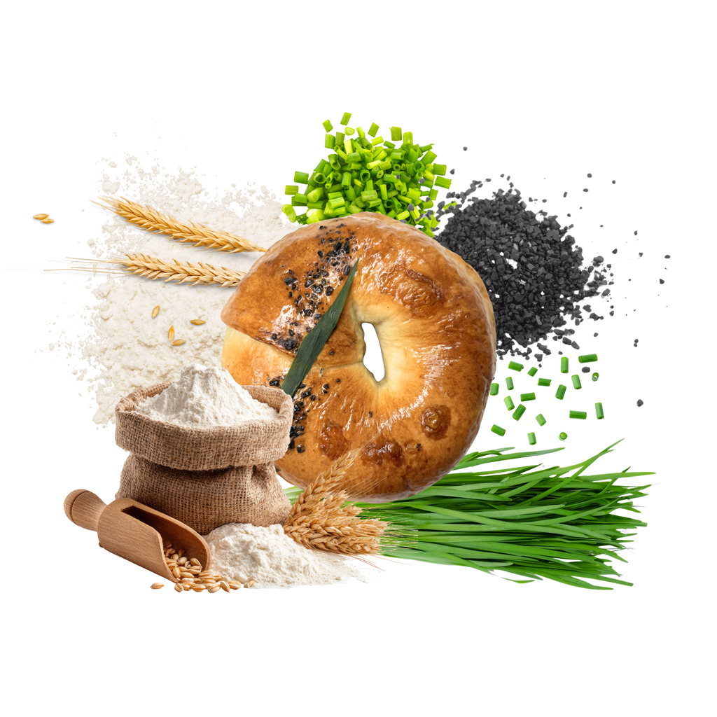 Chives and Onion Bagel