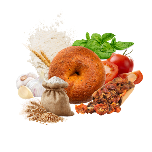 Sun-dried Tomato, Basil & Garlic Bagel
